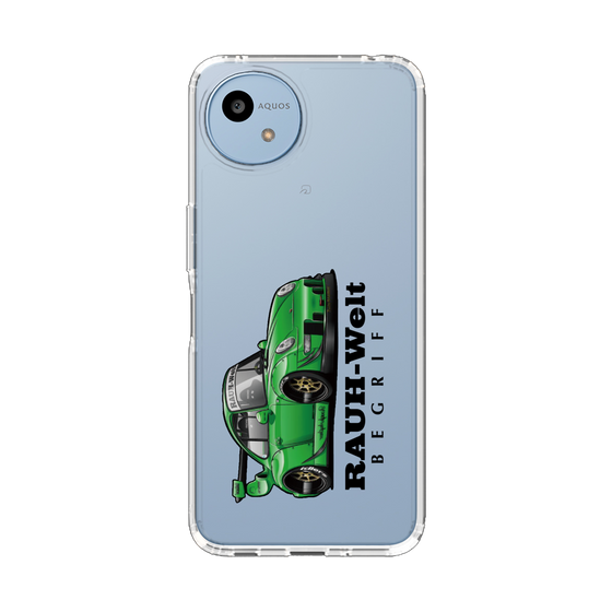 スリムプロテクションケース［ RAUH-Welt BEGRIFF - クラシックポルシェ - グリーン ］