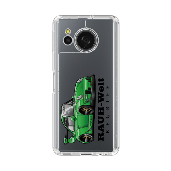 スリムプロテクションケース［ RAUH-Welt BEGRIFF - クラシックポルシェ - グリーン ］