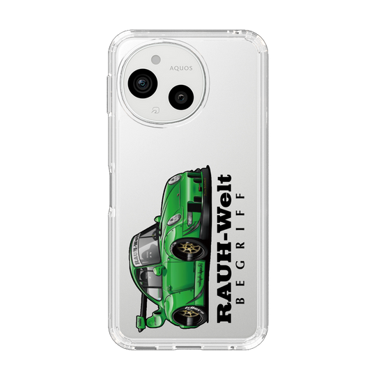 スリムプロテクションケース［ RAUH-Welt BEGRIFF - クラシックポルシェ - グリーン ］