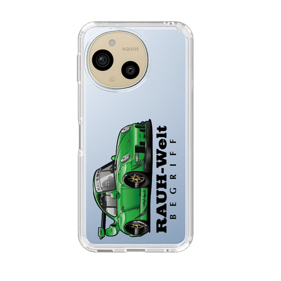 スリムプロテクションケース［ RAUH-Welt BEGRIFF - クラシックポルシェ - グリーン ］