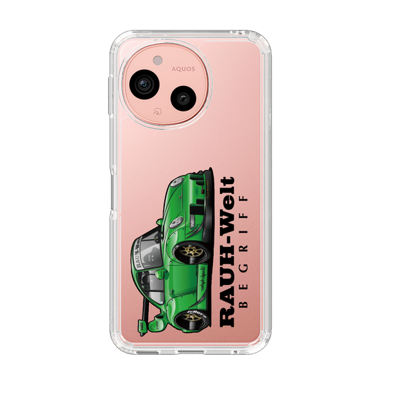 スリムプロテクションケース［ RAUH-Welt BEGRIFF - クラシックポルシェ - グリーン ］