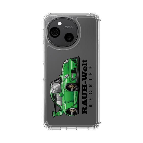 スリムプロテクションケース［ RAUH-Welt BEGRIFF - クラシックポルシェ - グリーン ］