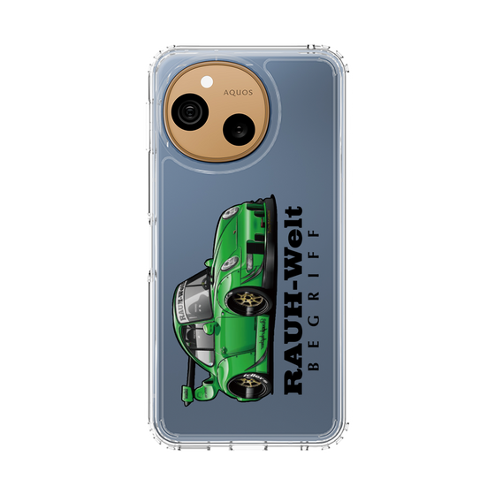 スリムプロテクションケース［ RAUH-Welt BEGRIFF - クラシックポルシェ - グリーン ］