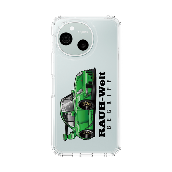 スリムプロテクションケース［ RAUH-Welt BEGRIFF - クラシックポルシェ - グリーン ］