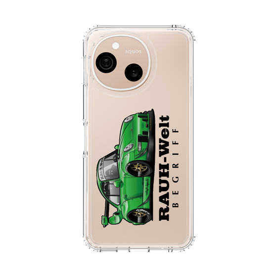 スリムプロテクションケース［ RAUH-Welt BEGRIFF - クラシックポルシェ - グリーン ］