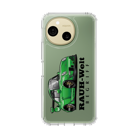 スリムプロテクションケース［ RAUH-Welt BEGRIFF - クラシックポルシェ - グリーン ］