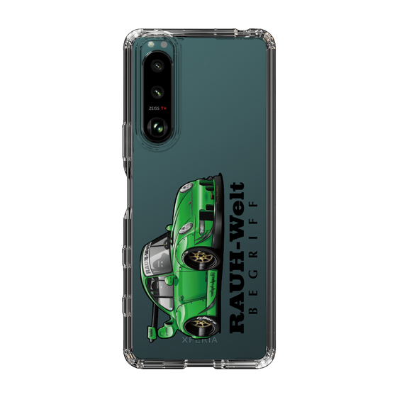 スリムプロテクションケース［ RAUH-Welt BEGRIFF - クラシックポルシェ - グリーン ］