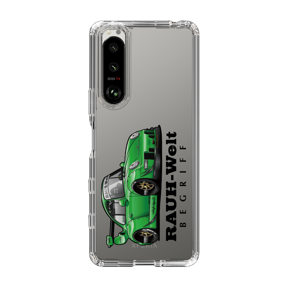 スリムプロテクションケース［ RAUH-Welt BEGRIFF - クラシックポルシェ - グリーン ］
