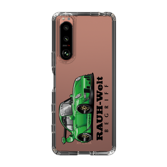 スリムプロテクションケース［ RAUH-Welt BEGRIFF - クラシックポルシェ - グリーン ］