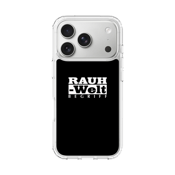 スリムプロテクションケース［ RAUH-Welt BEGRIFF - ロゴ - ブラック ］