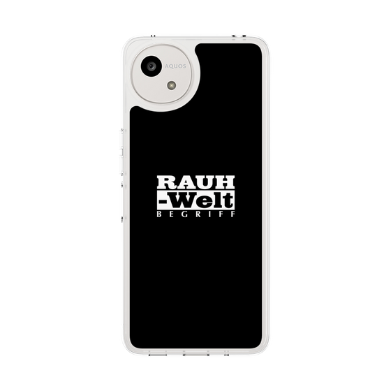 スリムプロテクションケース［ RAUH-Welt BEGRIFF - ロゴ - ブラック ］