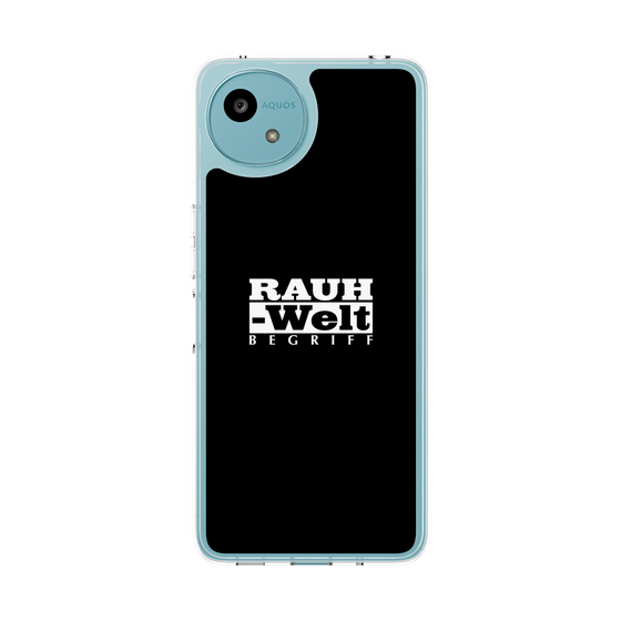 スリムプロテクションケース［ RAUH-Welt BEGRIFF - ロゴ - ブラック ］