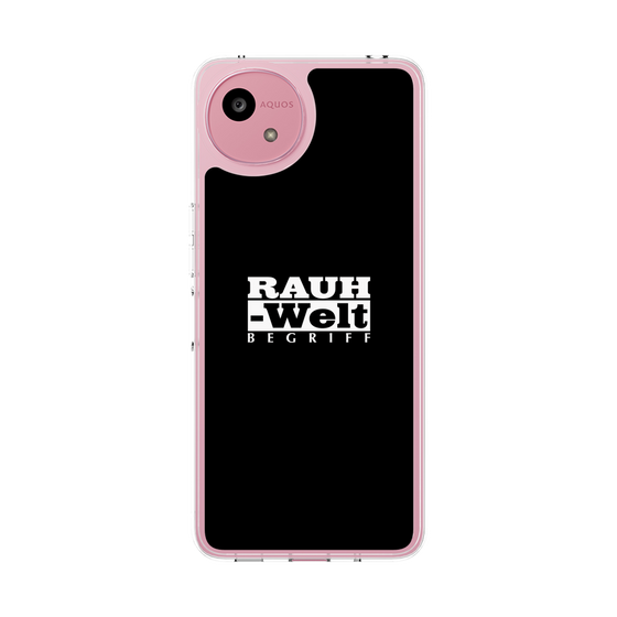 スリムプロテクションケース［ RAUH-Welt BEGRIFF - ロゴ - ブラック ］