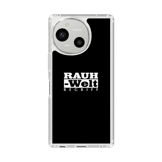 スリムプロテクションケース［ RAUH-Welt BEGRIFF - ロゴ - ブラック ］
