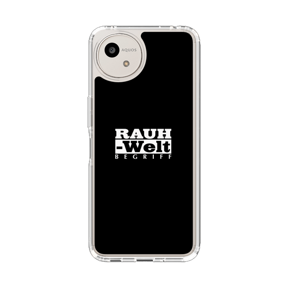 スリムプロテクションケース［ RAUH-Welt BEGRIFF - ロゴ - ブラック ］