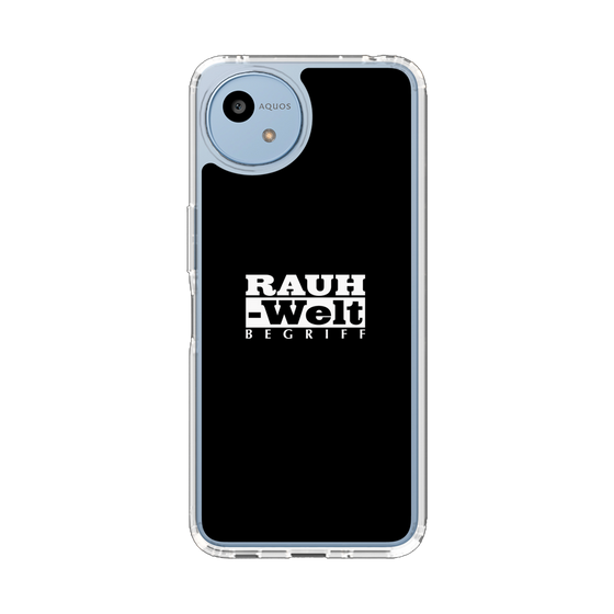 スリムプロテクションケース［ RAUH-Welt BEGRIFF - ロゴ - ブラック ］