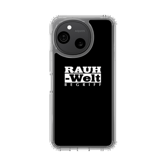 スリムプロテクションケース［ RAUH-Welt BEGRIFF - ロゴ - ブラック ］