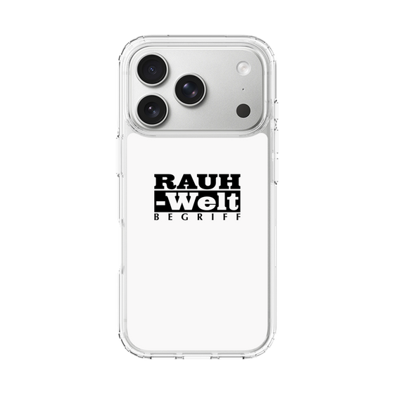 スリムプロテクションケース［ RAUH-Welt BEGRIFF - ロゴ - ホワイト ］
