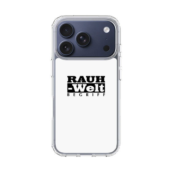 スリムプロテクションケース［ RAUH-Welt BEGRIFF - ロゴ - ホワイト ］