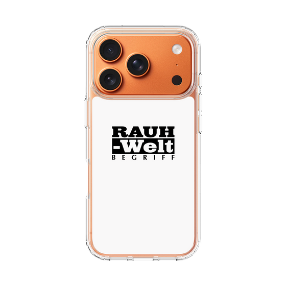 スリムプロテクションケース［ RAUH-Welt BEGRIFF - ロゴ - ホワイト ］