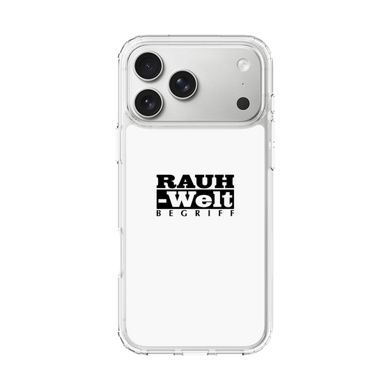 スリムプロテクションケース［ RAUH-Welt BEGRIFF - ロゴ - ホワイト ］