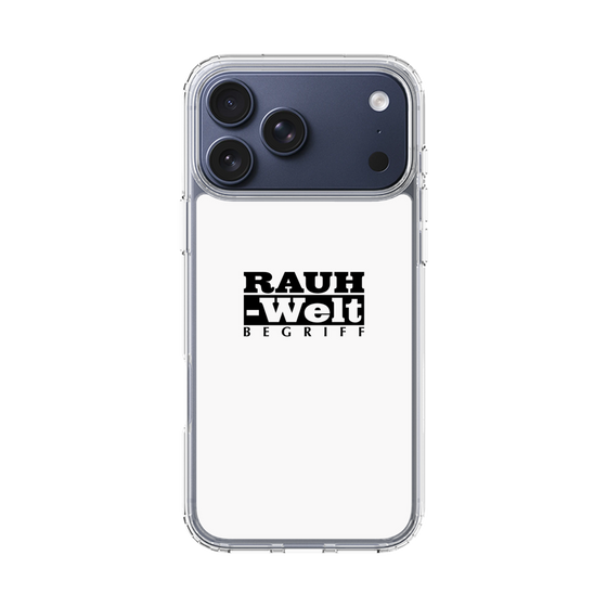 スリムプロテクションケース［ RAUH-Welt BEGRIFF - ロゴ - ホワイト ］