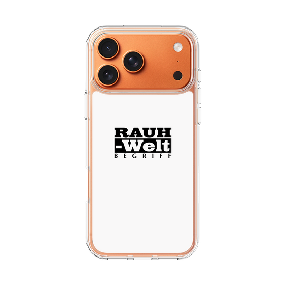 スリムプロテクションケース［ RAUH-Welt BEGRIFF - ロゴ - ホワイト ］