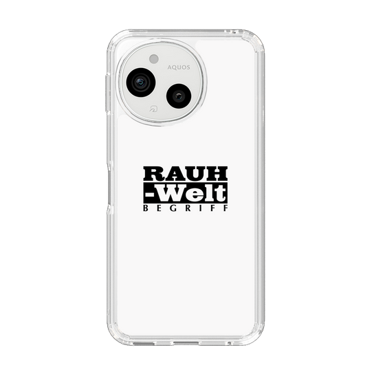 スリムプロテクションケース［ RAUH-Welt BEGRIFF - ロゴ - ホワイト ］