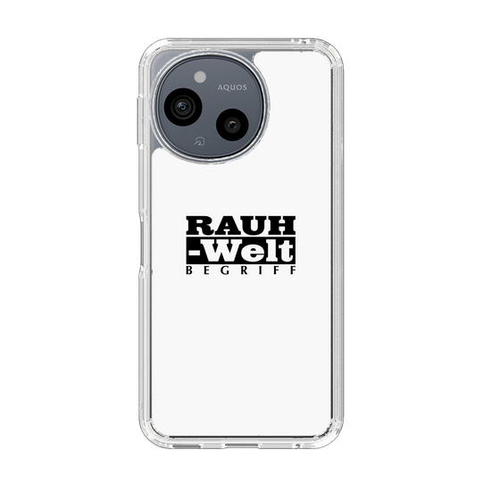 スリムプロテクションケース［ RAUH-Welt BEGRIFF - ロゴ - ホワイト ］
