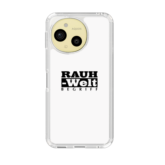 スリムプロテクションケース［ RAUH-Welt BEGRIFF - ロゴ - ホワイト ］