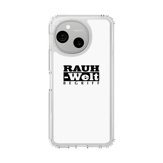 スリムプロテクションケース［ RAUH-Welt BEGRIFF - ロゴ - ホワイト ］