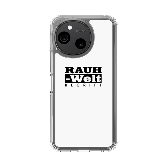 スリムプロテクションケース［ RAUH-Welt BEGRIFF - ロゴ - ホワイト ］