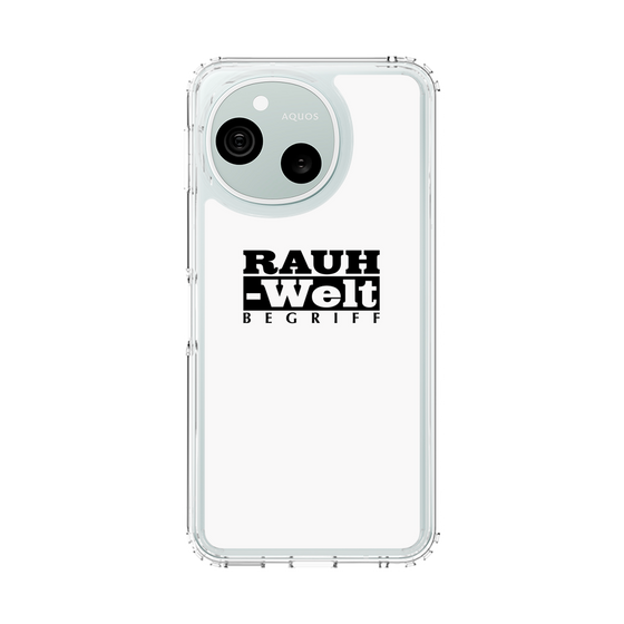 スリムプロテクションケース［ RAUH-Welt BEGRIFF - ロゴ - ホワイト ］