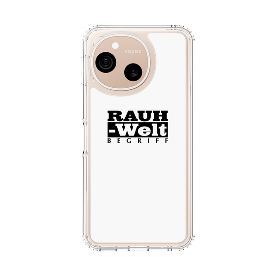 スリムプロテクションケース［ RAUH-Welt BEGRIFF - ロゴ - ホワイト ］