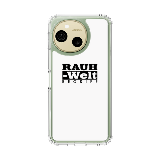 スリムプロテクションケース［ RAUH-Welt BEGRIFF - ロゴ - ホワイト ］