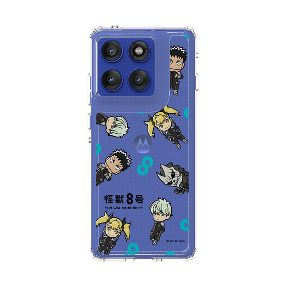 スリムプロテクションケース［ 怪獣８号 - ミニキャラ - 総柄01 ］