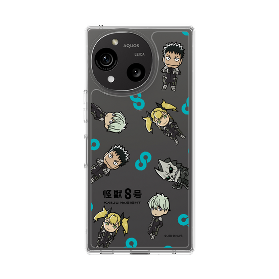スリムプロテクションケース［ 怪獣８号 - ミニキャラ - 総柄01 ］