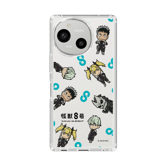 スリムプロテクションケース［ 怪獣８号 - ミニキャラ - 総柄01 ］