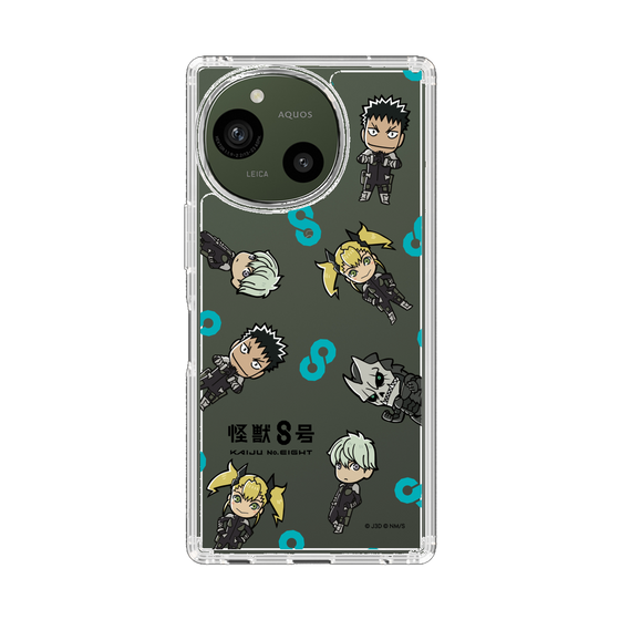 スリムプロテクションケース［ 怪獣８号 - ミニキャラ - 総柄01 ］