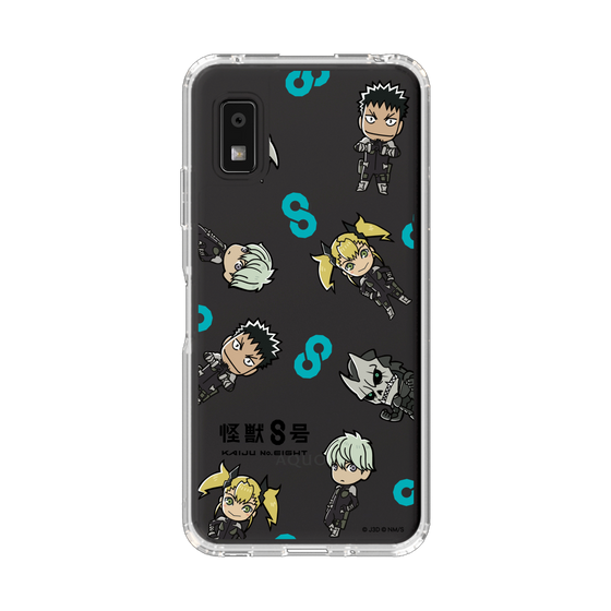 スリムプロテクションケース［ 怪獣８号 - ミニキャラ - 総柄01 ］