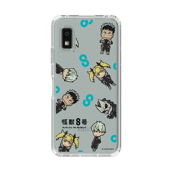 スリムプロテクションケース［ 怪獣８号 - ミニキャラ - 総柄01 ］