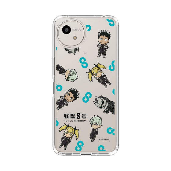 スリムプロテクションケース［ 怪獣８号 - ミニキャラ - 総柄01 ］