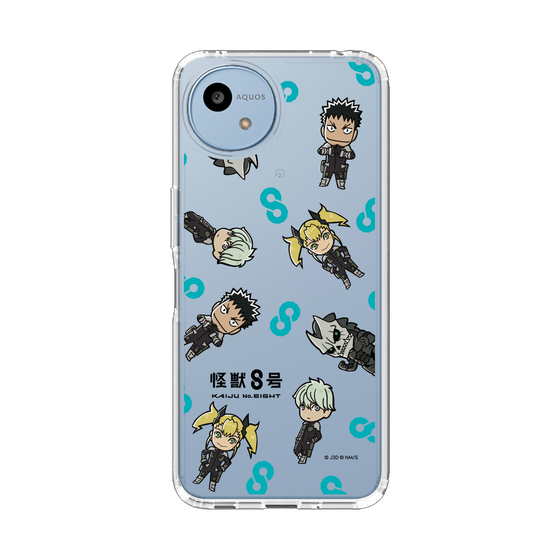 スリムプロテクションケース［ 怪獣８号 - ミニキャラ - 総柄01 ］