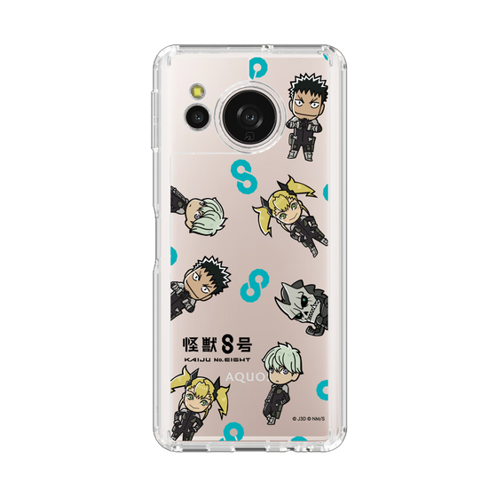 スリムプロテクションケース［ 怪獣８号 - ミニキャラ - 総柄01 ］