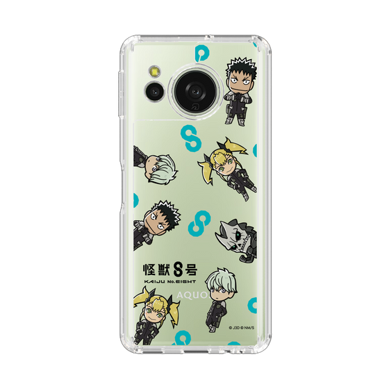 スリムプロテクションケース［ 怪獣８号 - ミニキャラ - 総柄01 ］