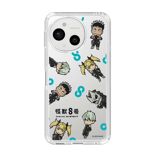 スリムプロテクションケース［ 怪獣８号 - ミニキャラ - 総柄01 ］