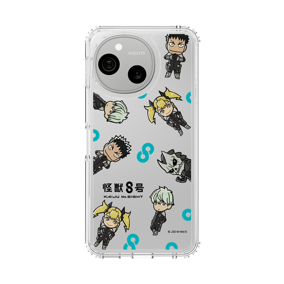 スリムプロテクションケース［ 怪獣８号 - ミニキャラ - 総柄01 ］