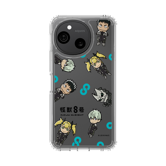 スリムプロテクションケース［ 怪獣８号 - ミニキャラ - 総柄01 ］