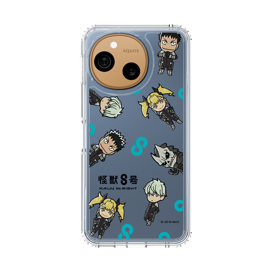 スリムプロテクションケース［ 怪獣８号 - ミニキャラ - 総柄01 ］