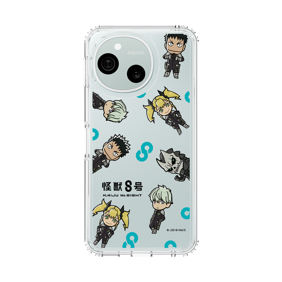 スリムプロテクションケース［ 怪獣８号 - ミニキャラ - 総柄01 ］